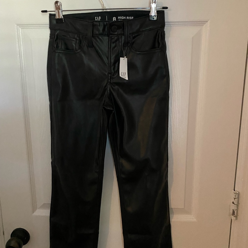 Girls Faux leather pants